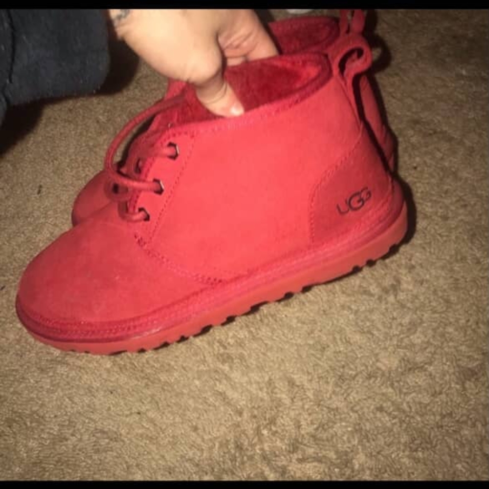 UGG Red Boots Size 8